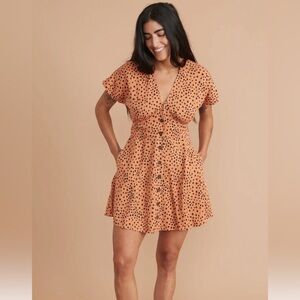 Marine Layer | Camila Mini Dress in Cheetah Print